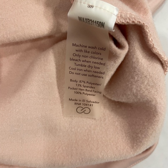 CALIA Womens Long Sleeve Athletic Running Shirt Animal Print Pale Pink - Picture 13 of 13